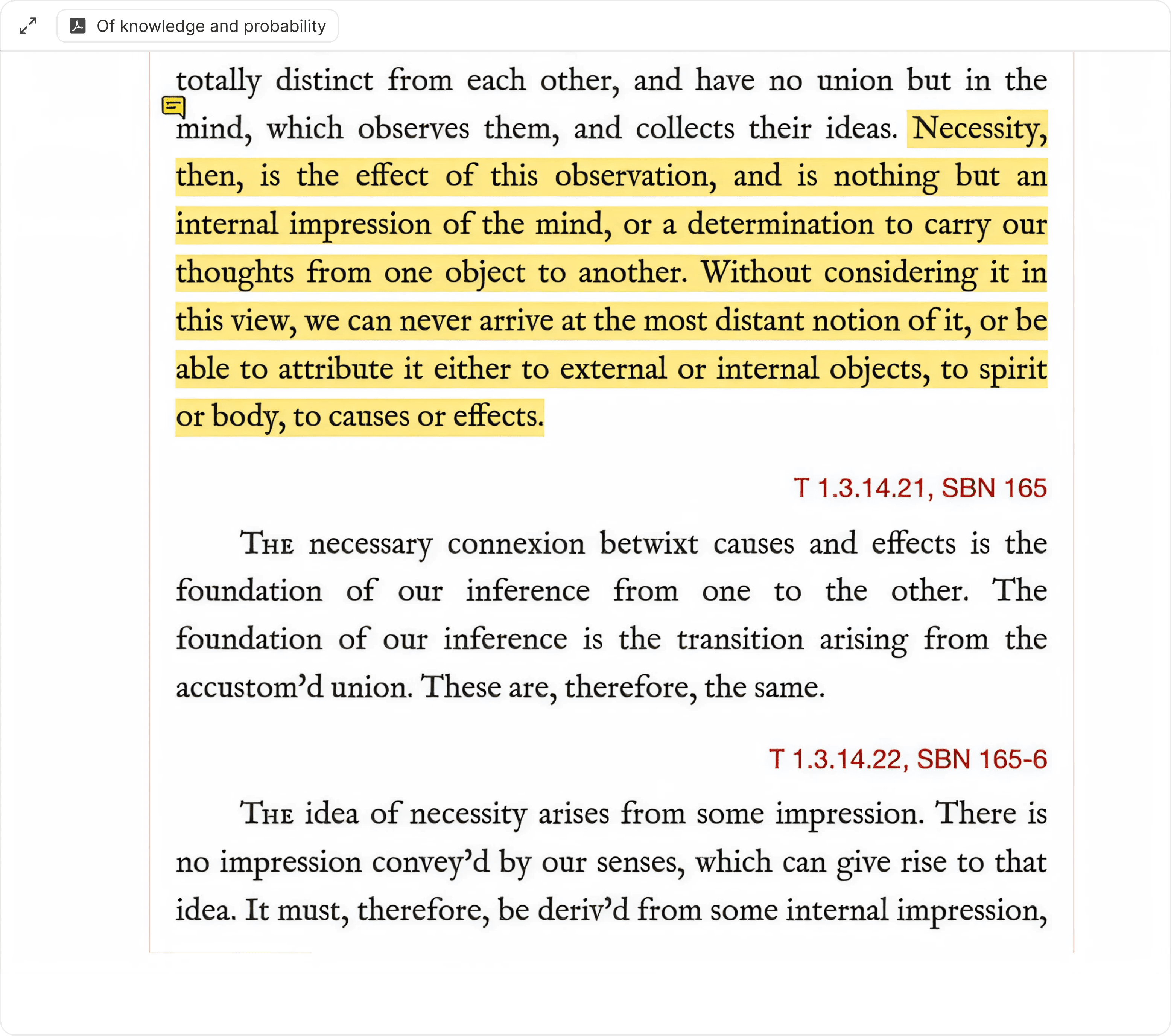 PDF annotation interface